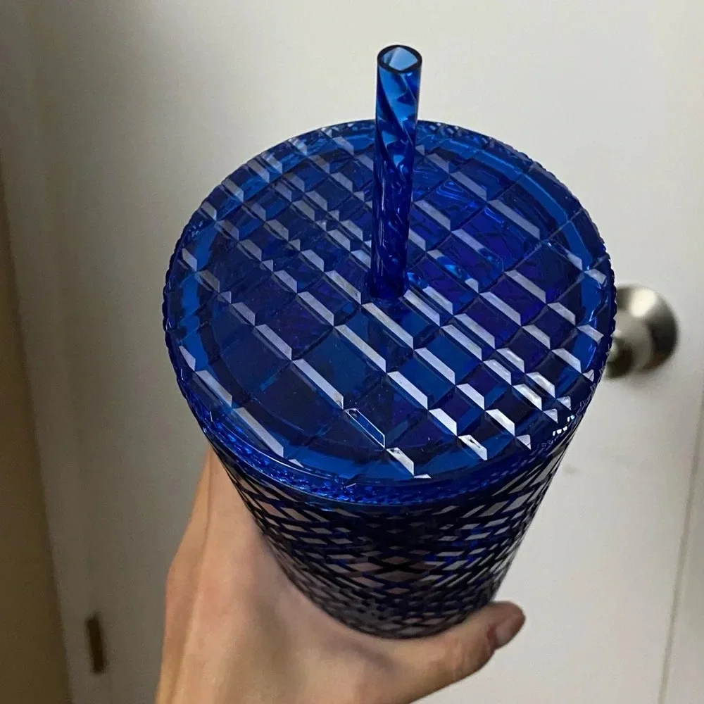 New Starbucks 2022 Holiday Blue Jeweled Venti Cup 24oz